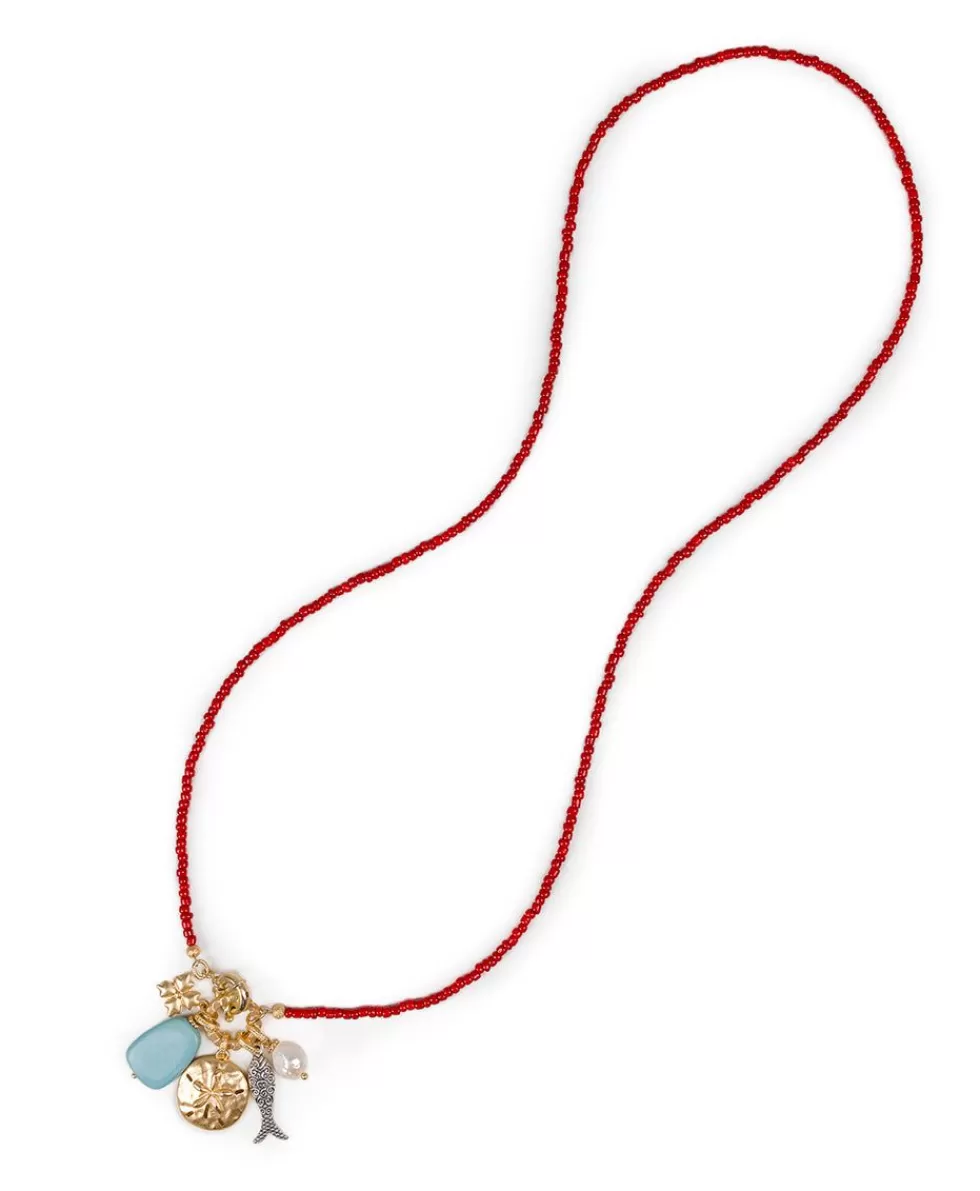 Patricia Nash Beaded Charm Necklace Best