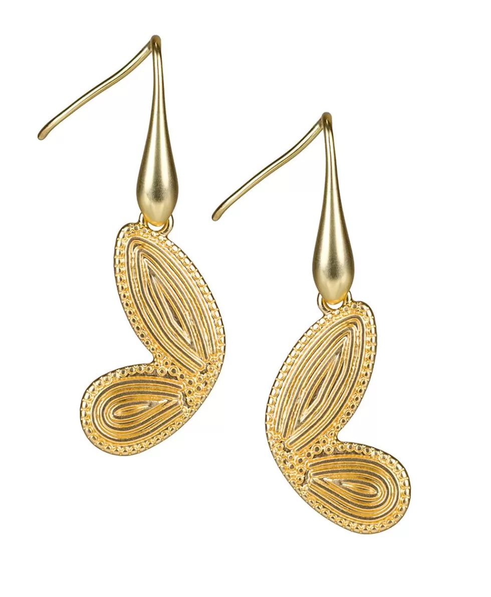 Patricia Nash Butterfly Wing Drop Earrings Best