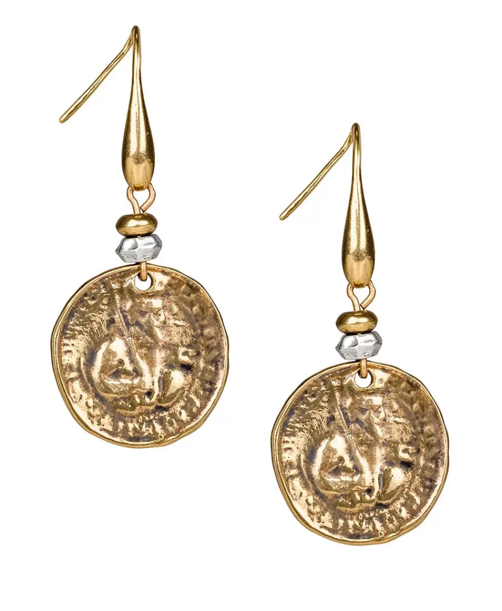 Patricia Nash Coin Drop Earrings Sale