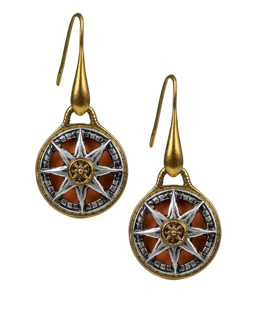 Patricia Nash Compass Drop Earrings Sale