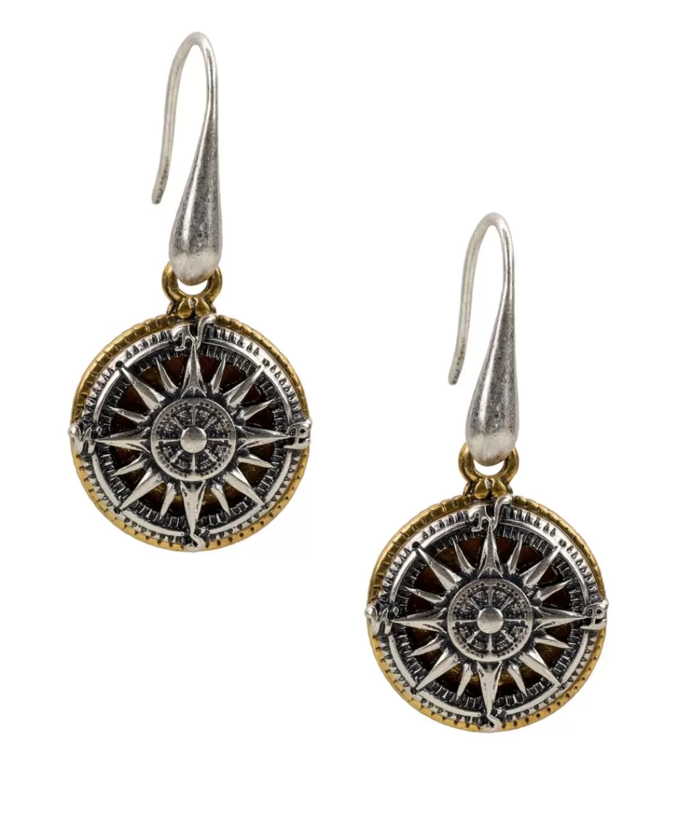 Patricia Nash Compass Drop Earrings Best Sale