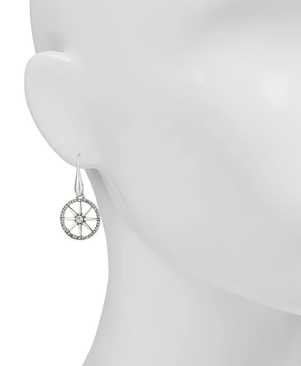 Patricia Nash Compass Drop Earrings Flash Sale