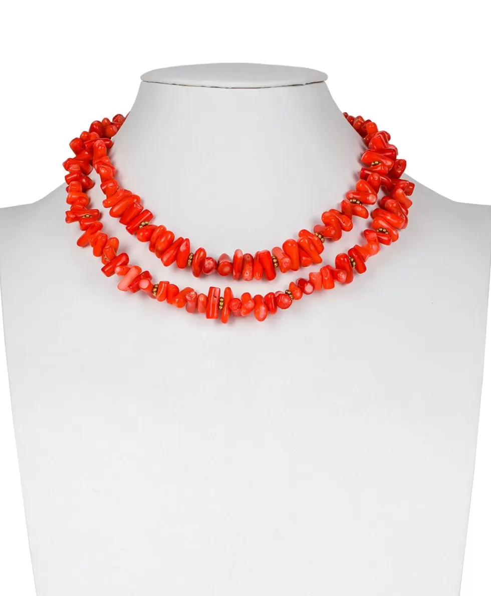 Patricia Nash Coral Short Necklace Best