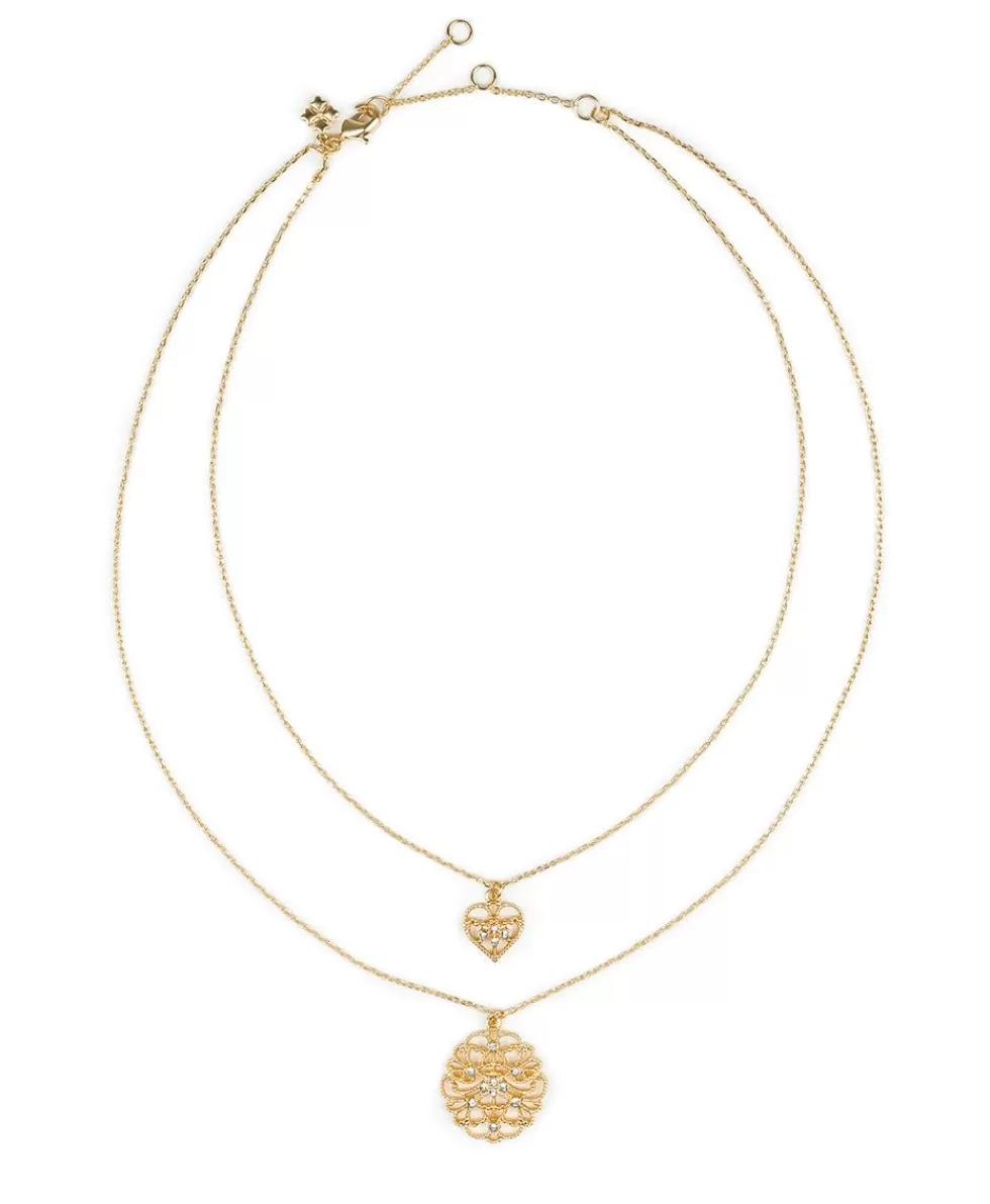 Patricia Nash Double Charm Necklace Best Sale