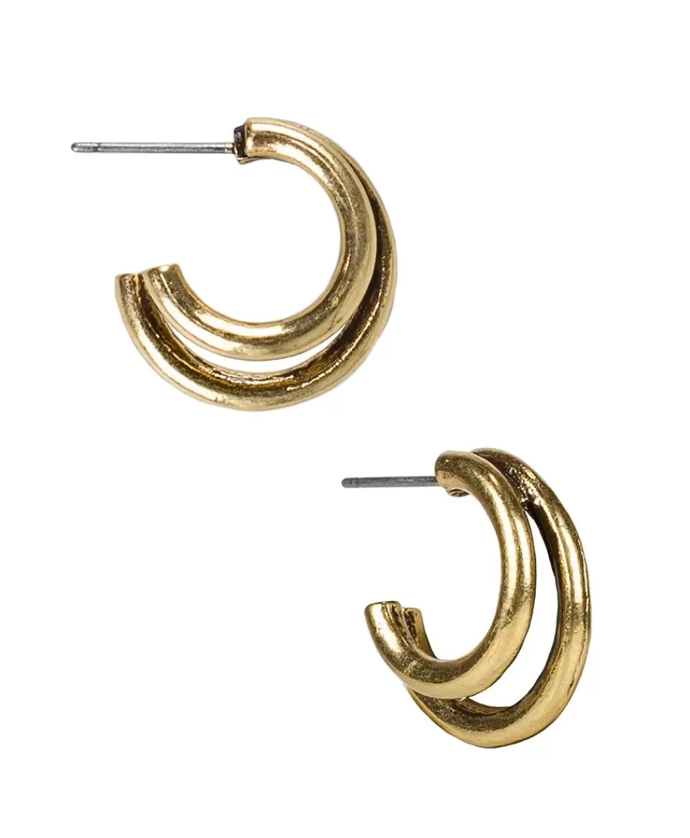 Patricia Nash Double Wire Hoop Earrings Cheap