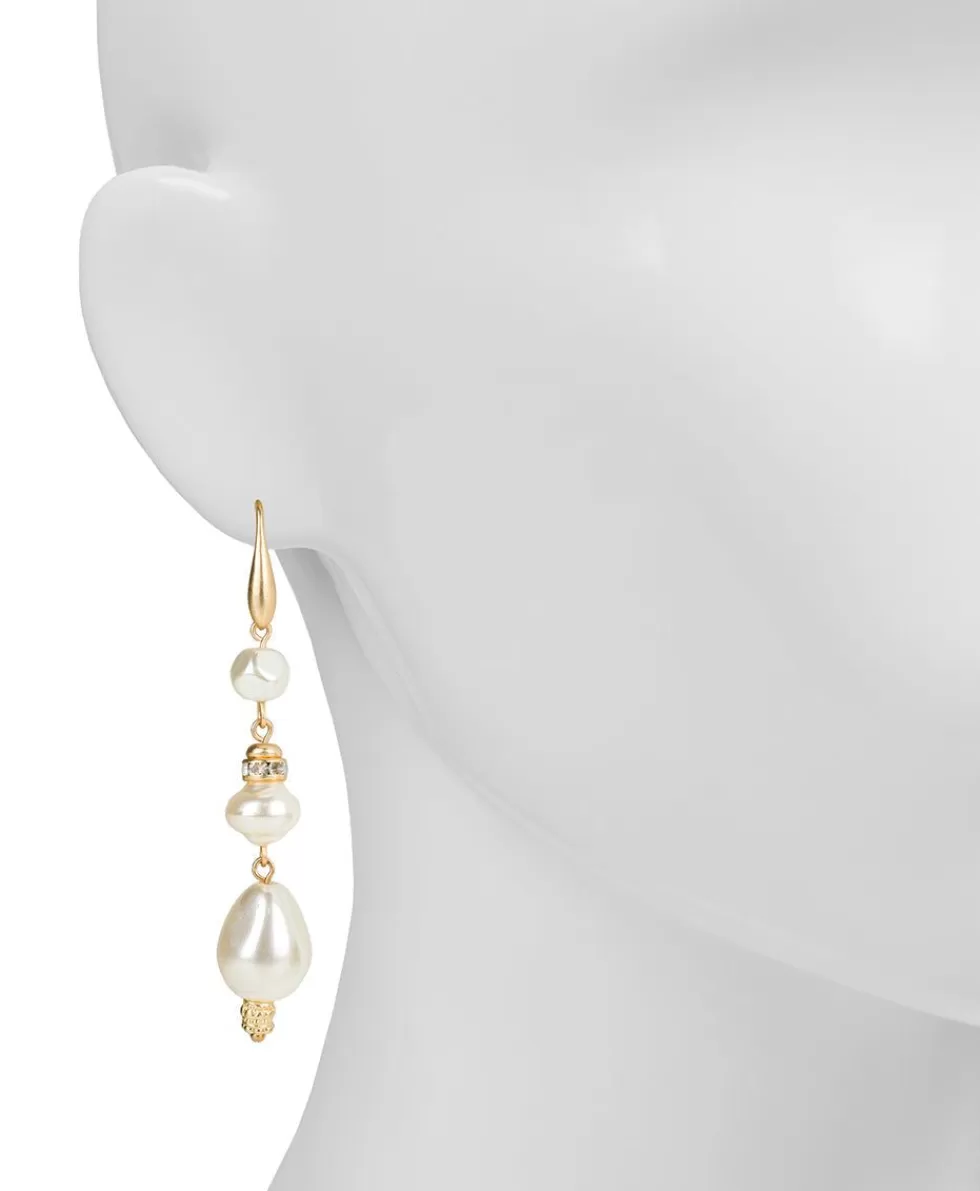 Patricia Nash Drop Pearl Earrings Outlet