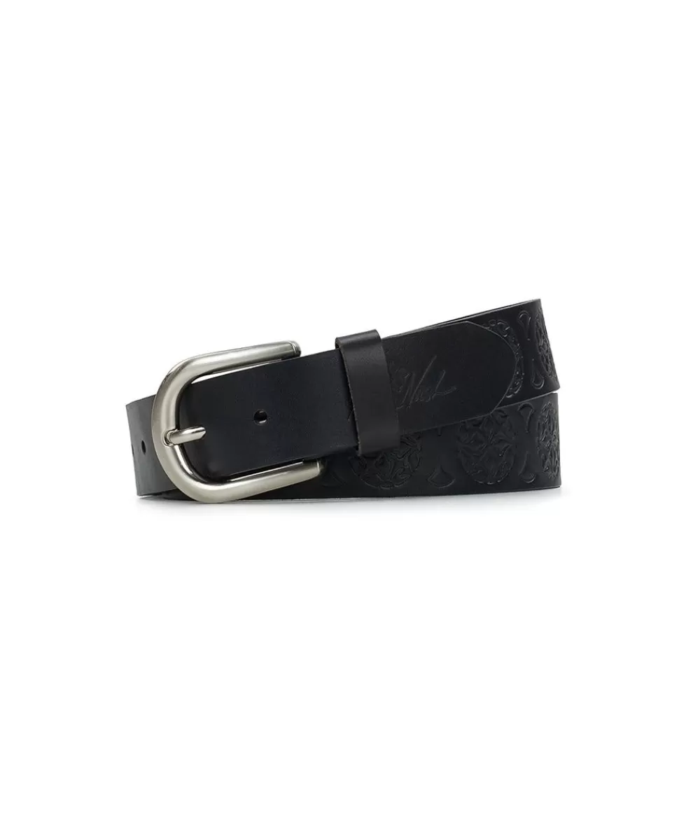 Patricia Nash Grace Floret Embossed Belt Flash Sale