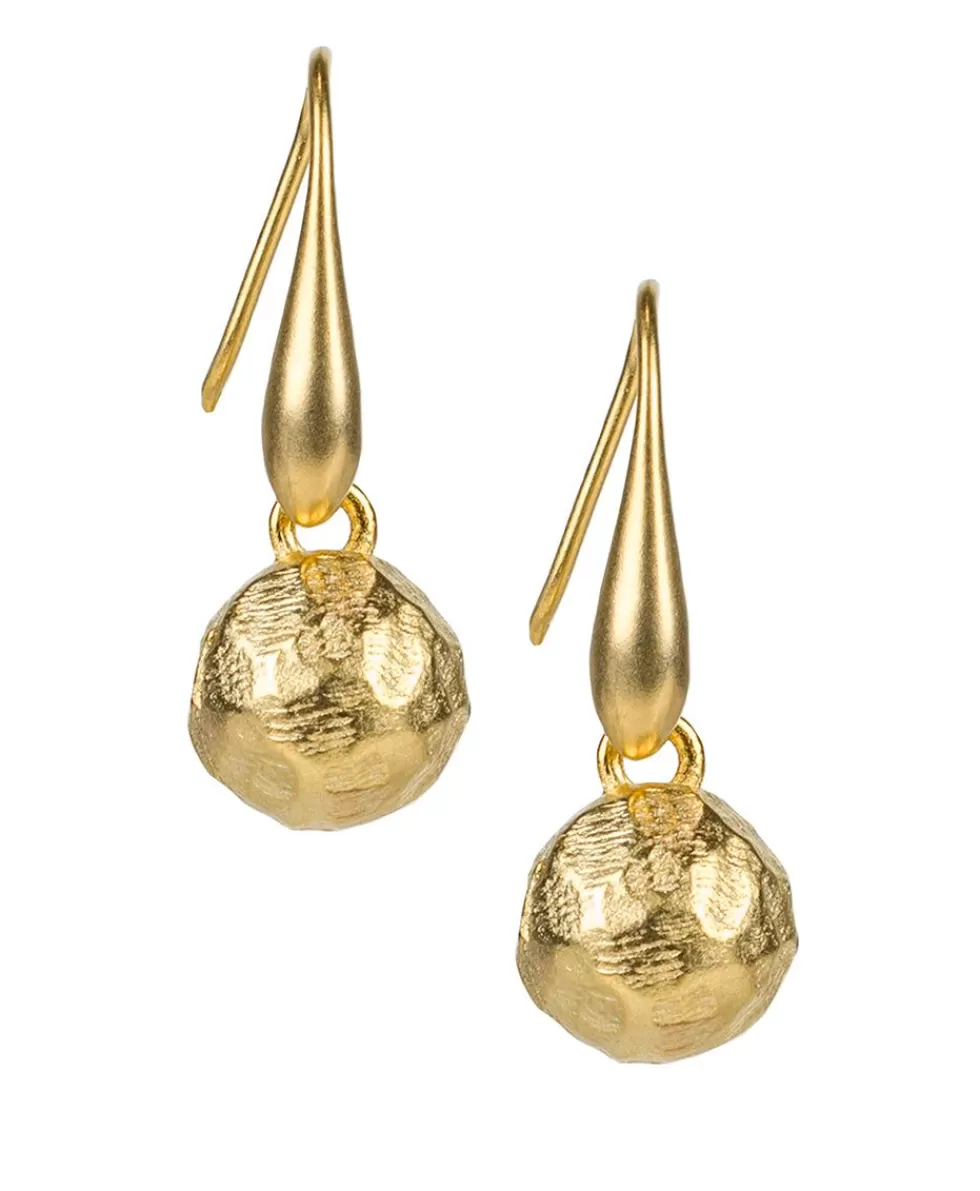 Patricia Nash Hammered Ball Drop Earrings Discount