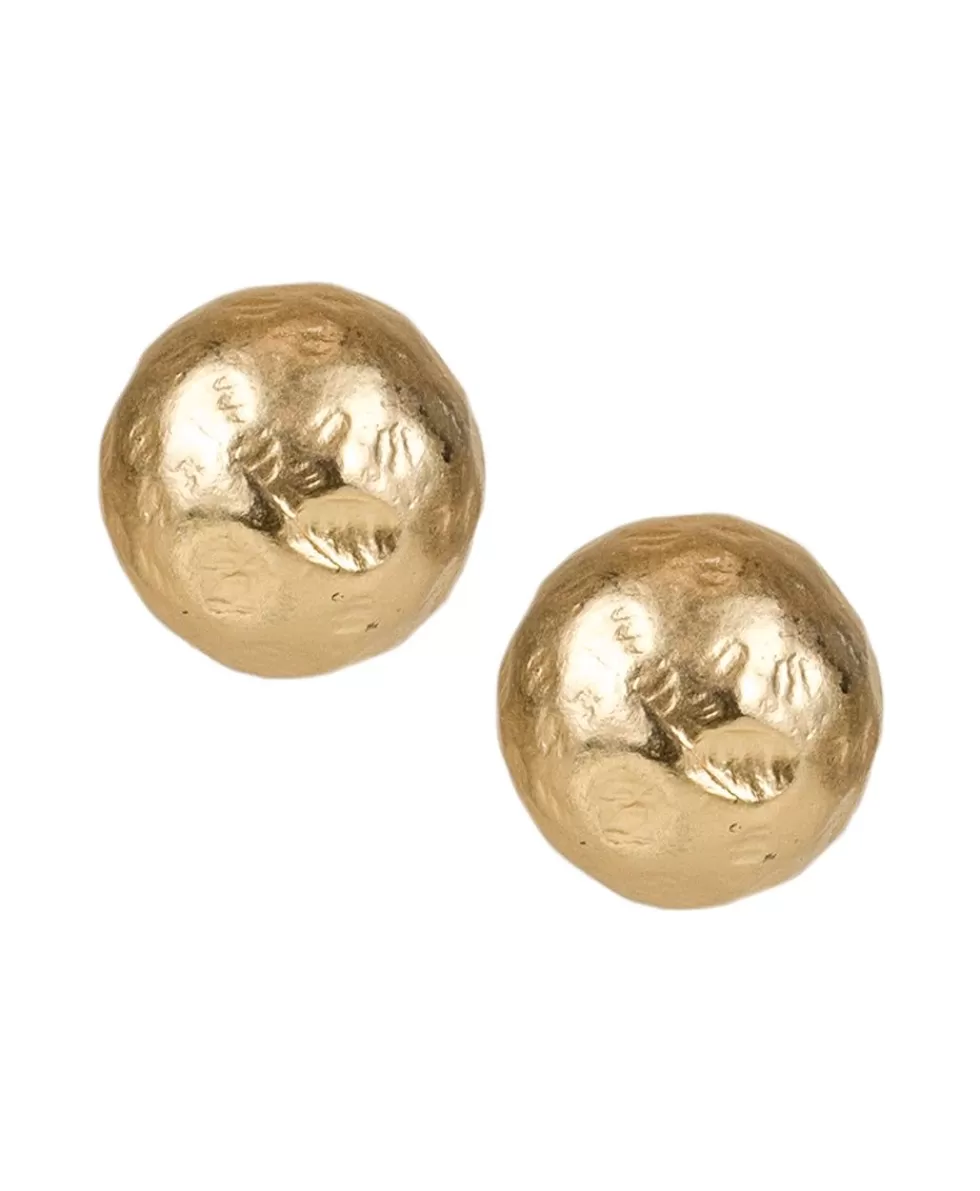 Patricia Nash Hammered Ball Stud Earrings Sale