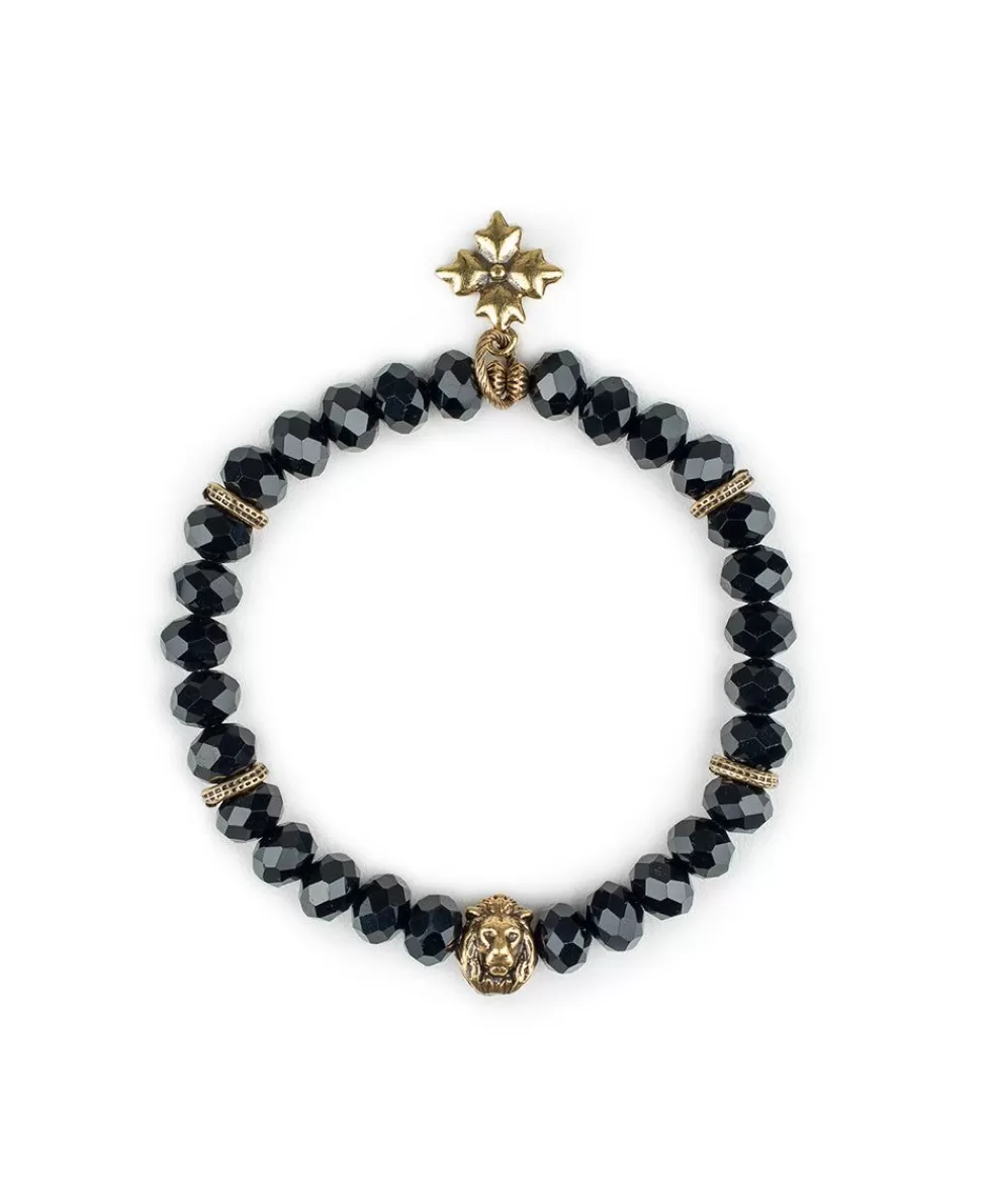 Patricia Nash Lion Bead Stretch Bracelet Shop