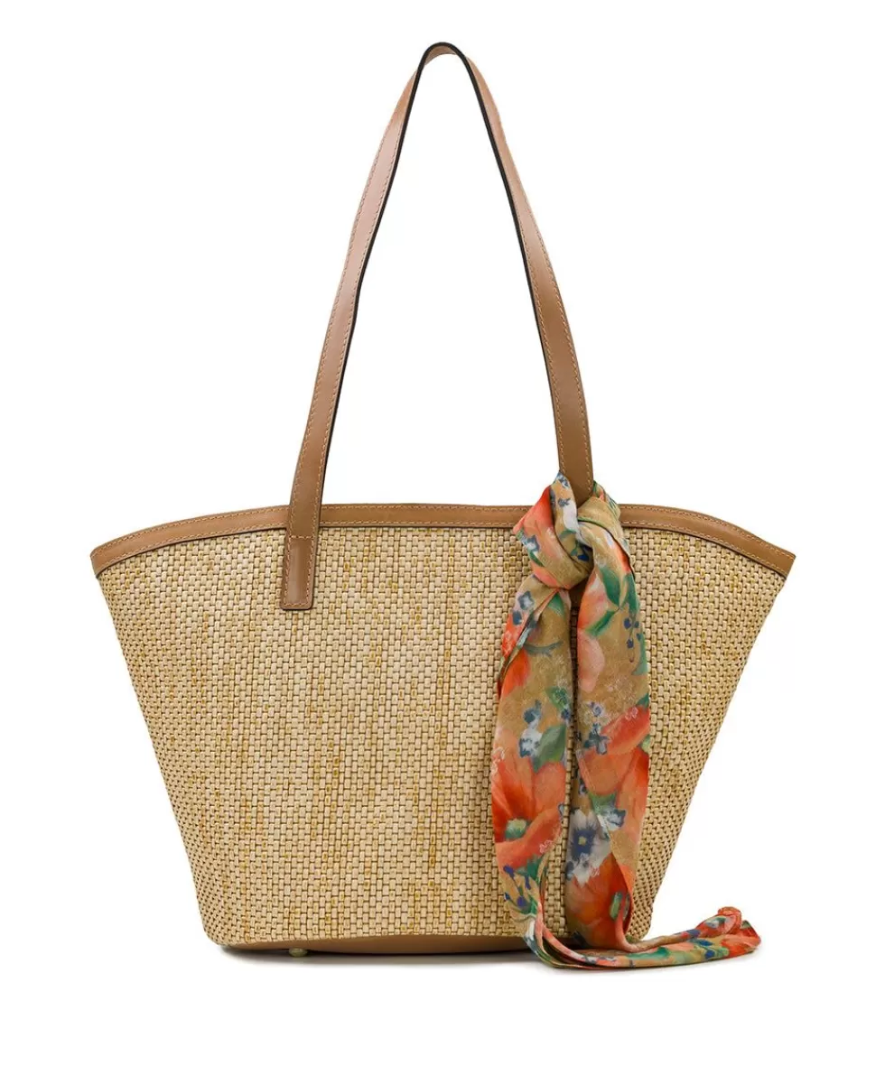 Patricia Nash Marconia Tote With Apricot Blossoms Scarf Cheap