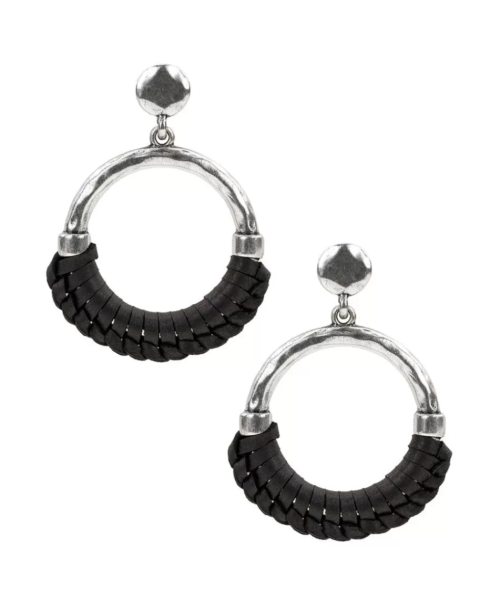 Patricia Nash Margaux Doorknocker Earrings New