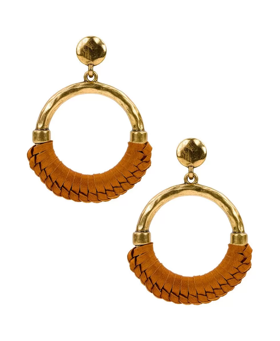 Patricia Nash Margaux Doorknocker Earrings New