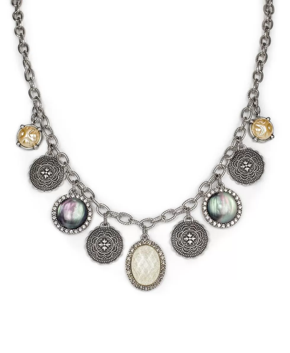 Patricia Nash Multi Charm Short Necklace Cheap