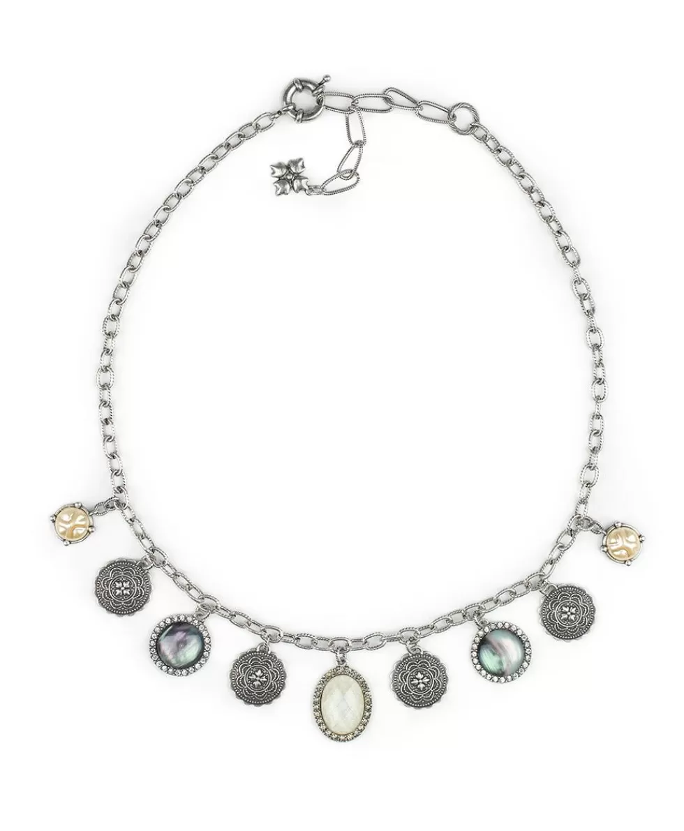 Patricia Nash Multi Charm Short Necklace Cheap