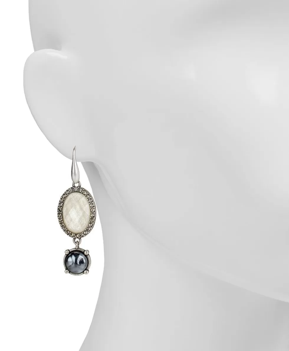 Patricia Nash Oval Double Drop Earrings Sale