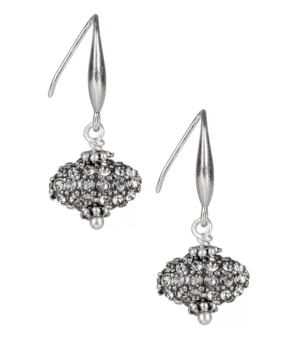 Patricia Nash Pave Bead Drop Earrings Clearance