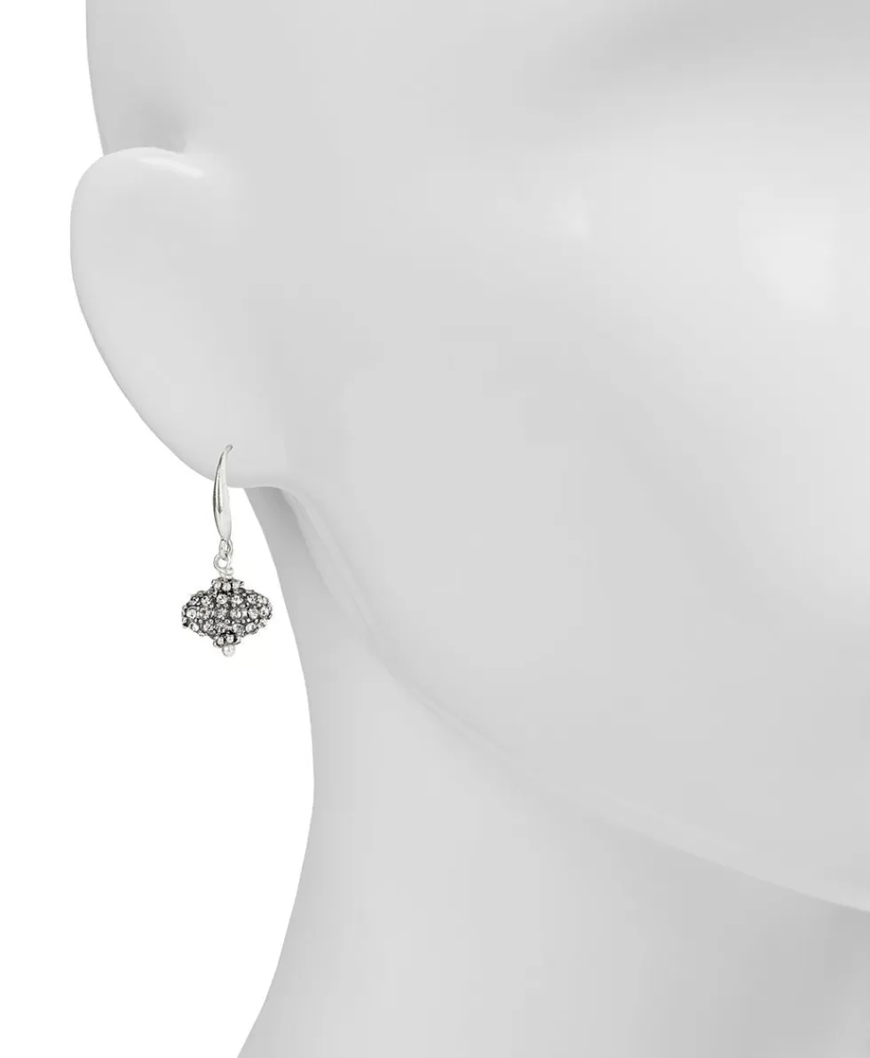 Patricia Nash Pave Bead Drop Earrings Clearance