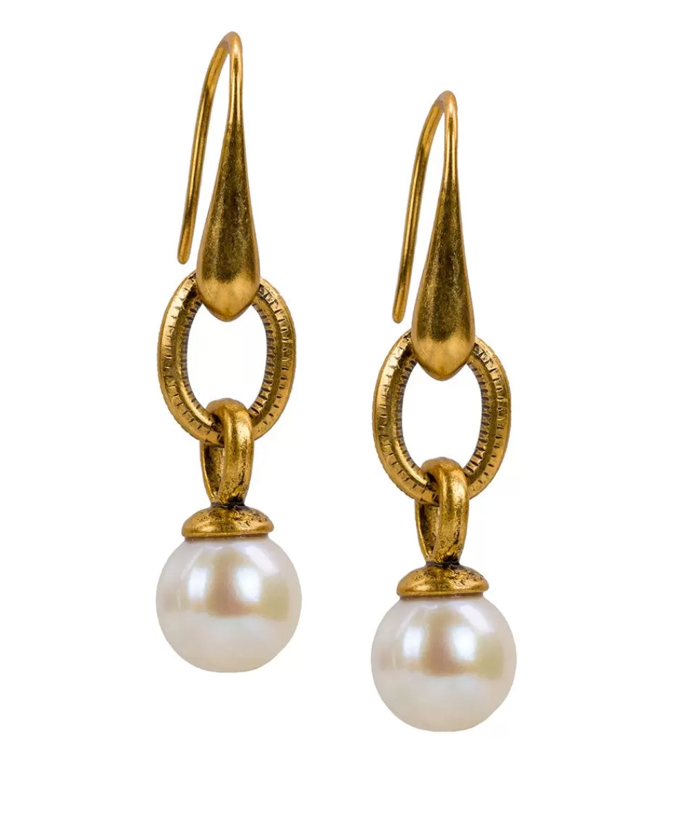 Patricia Nash Pearl Drop Earrings Fashion