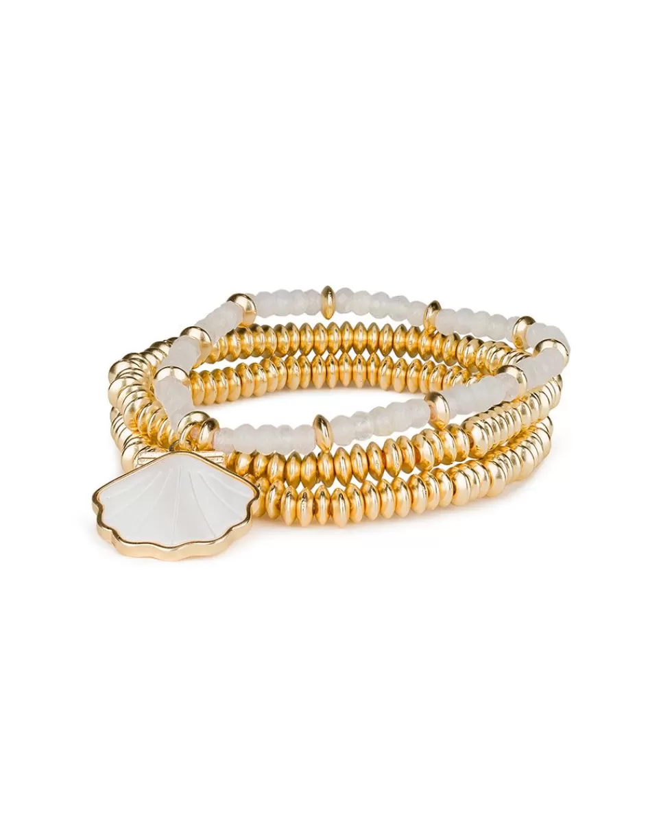 Patricia Nash Shell Stretch Bracelet Set Sale