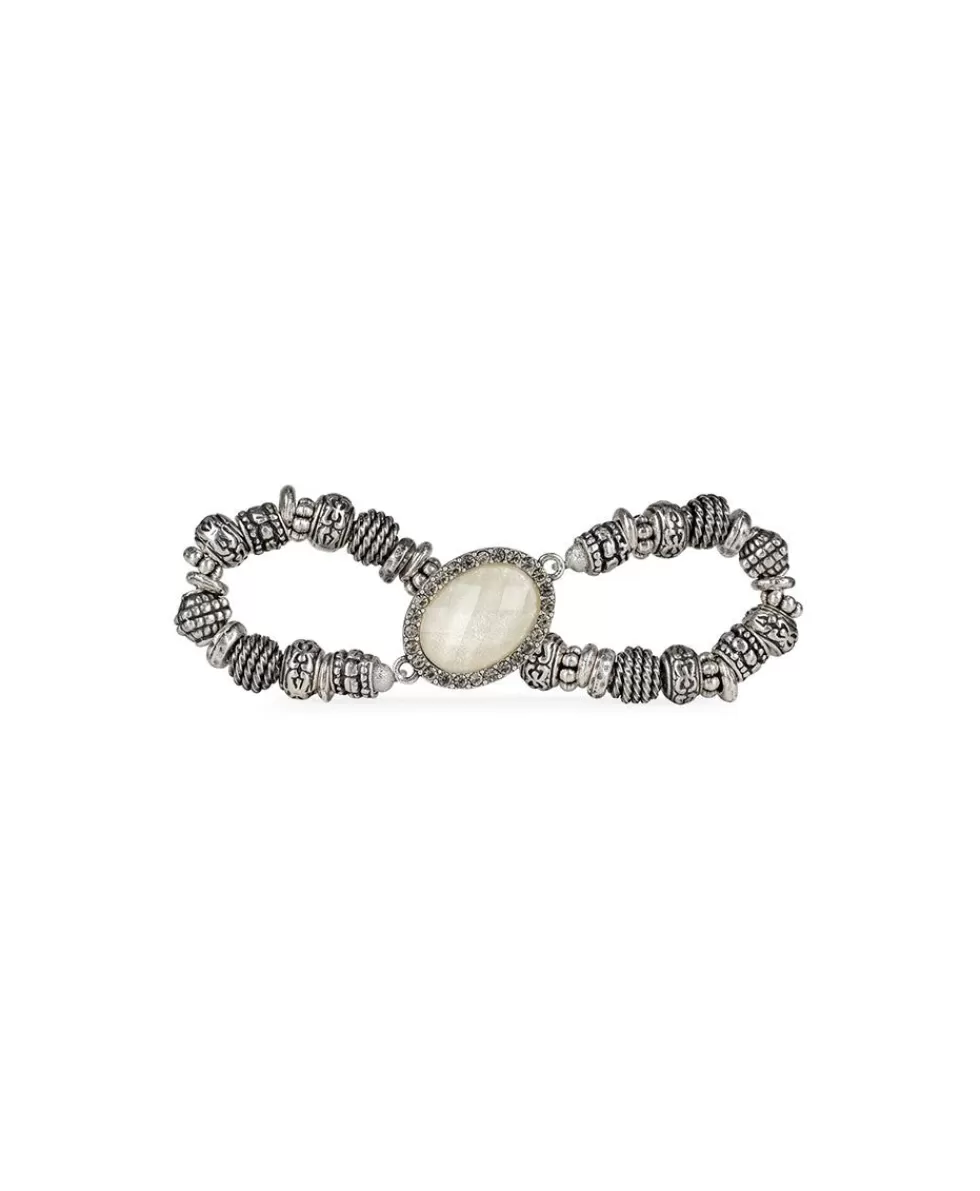 Patricia Nash Stone Stretch Bracelet Cheap