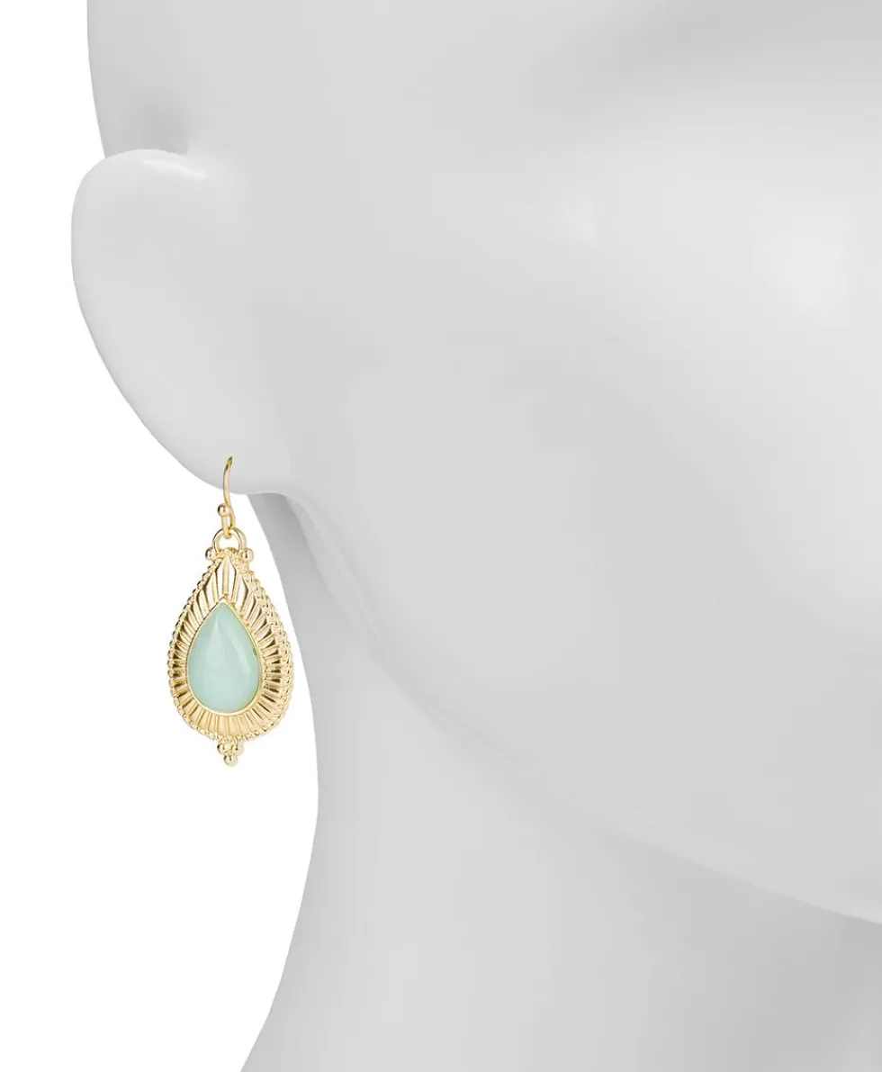 Patricia Nash Tear Drop Cabochon Earrings Shop