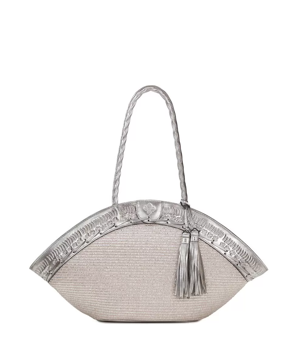 Patricia Nash Trope Dome Tote With Tassel New