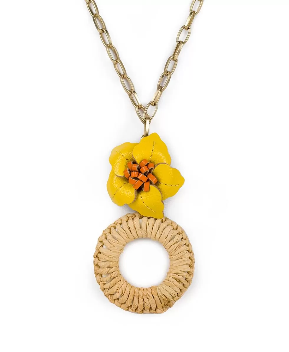 Patricia Nash Valentina Flower Pendant Necklace Outlet