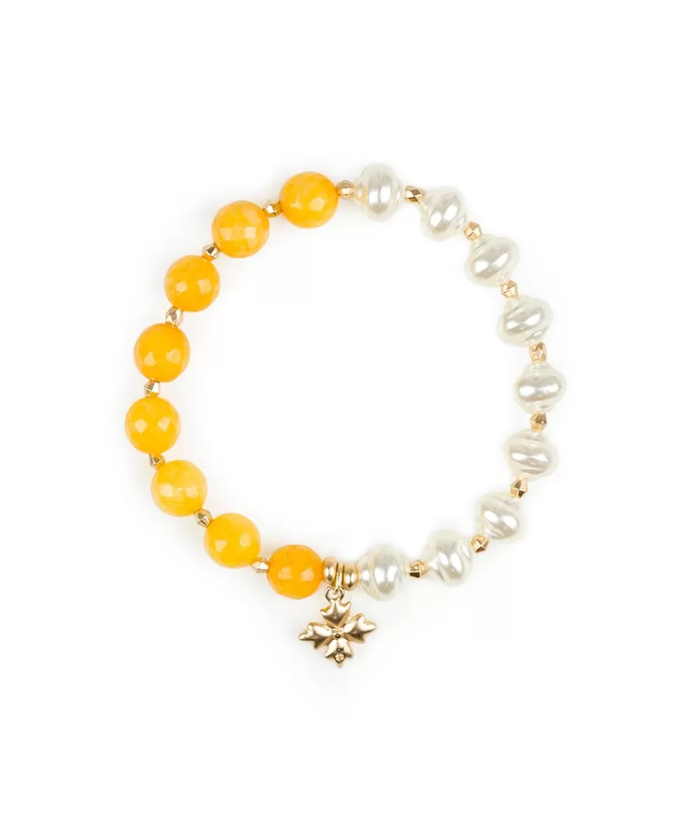 Patricia Nash Yellow Stretch Bracelet Cheap